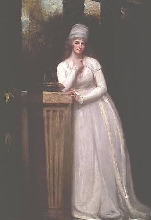 George Romney Portrait of Anne Montgomery wife of 1st Marquess Townshend oil painting image